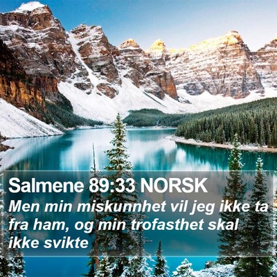 Salmene 89:33 NORSK Bible Verse Image