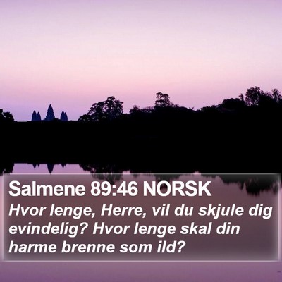 Salmene 89:46 NORSK Bible Verse Image