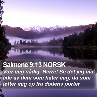 Salmene 9:13 NORSK Bible Verse Image