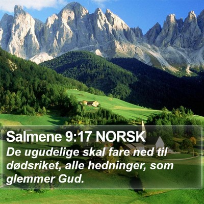 Salmene 9:17 NORSK Bible Verse Image
