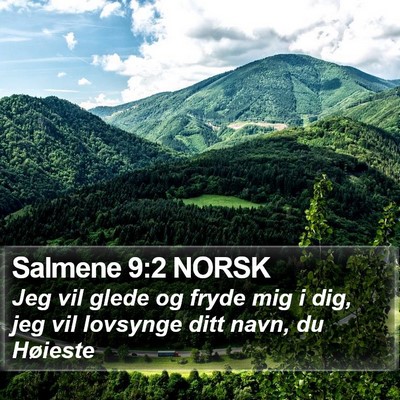 Salmene 9:2 NORSK Bible Verse Image