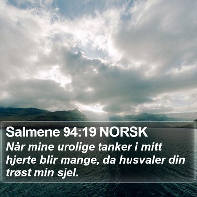 Salmene 94:19 NORSK Bible Verse Image