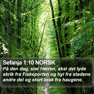 Sefanja 1:10 NORSK Bible Verse Image