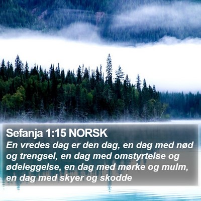 Sefanja 1:15 NORSK Bible Verse Image