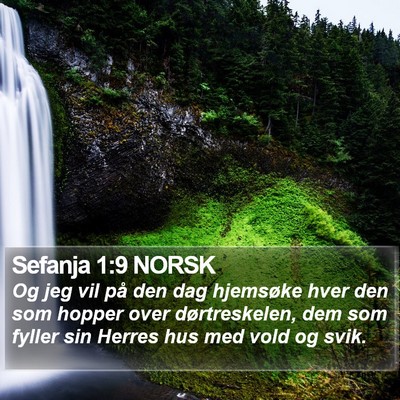 Sefanja 1:9 NORSK Bible Verse Image