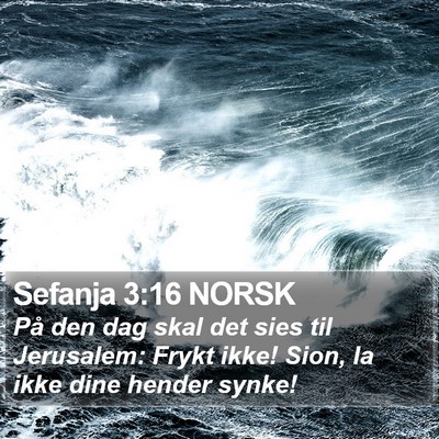 Sefanja 3:16 NORSK Bible Verse Image