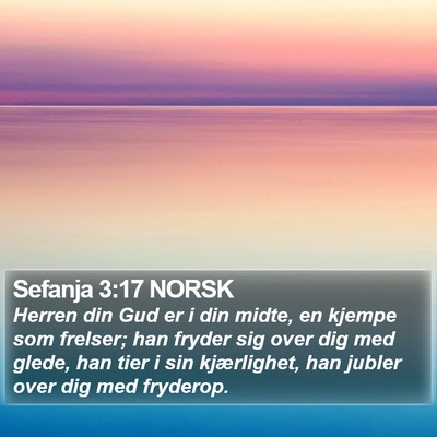 Sefanja 3:17 NORSK Bible Verse Image