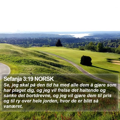 Sefanja 3:19 NORSK Bible Verse Image