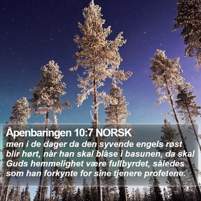 Åpenbaringen 10:7 NORSK Bible Verse Image