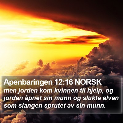 Åpenbaringen 12:16 NORSK Bible Verse Image
