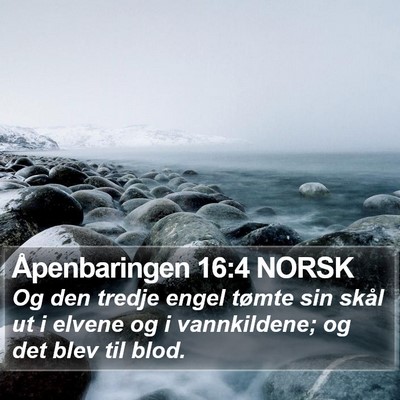 Åpenbaringen 16:4 NORSK Bible Verse Image
