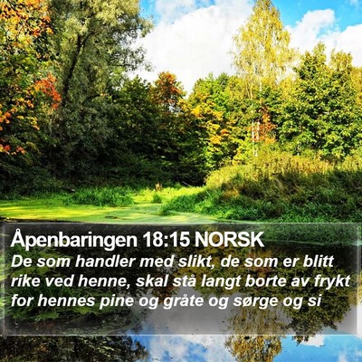 Åpenbaringen 18:15 NORSK Bible Verse Image