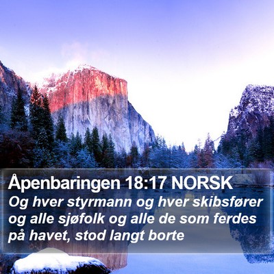 Åpenbaringen 18:17 NORSK Bible Verse Image