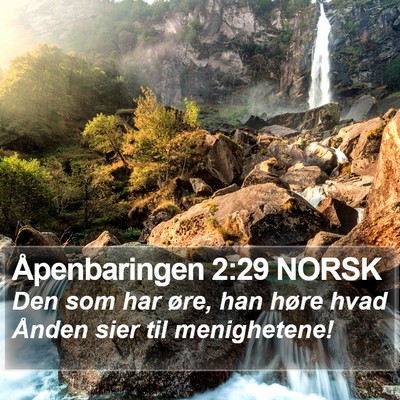Åpenbaringen 2:29 NORSK Bible Verse Image