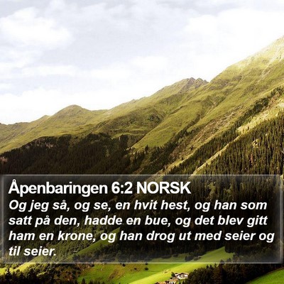 Åpenbaringen 6:2 NORSK Bible Verse Image