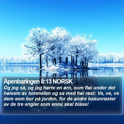 Åpenbaringen 8:13 NORSK Bible Verse Image