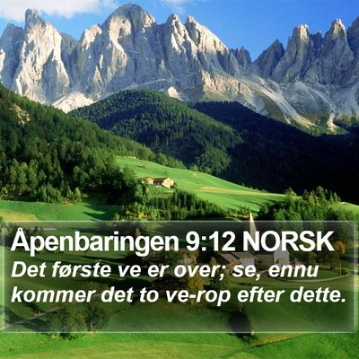 Åpenbaringen 9:12 NORSK Bible Verse Image