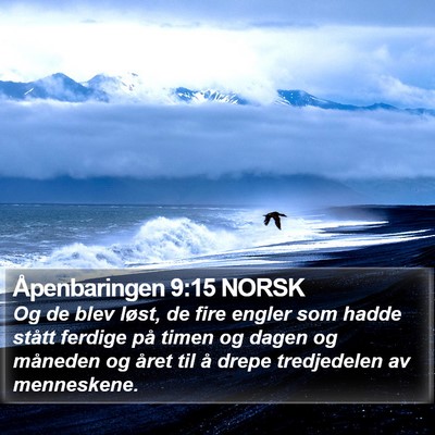 Åpenbaringen 9:15 NORSK Bible Verse Image