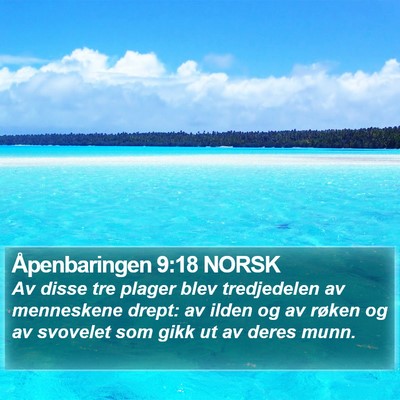Åpenbaringen 9:18 NORSK Bible Verse Image