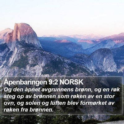 Åpenbaringen 9:2 NORSK Bible Verse Image