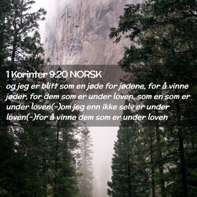 Picture 02 - 1 Korinter 9:20 NORSK - og jeg er blitt som en jøde for jødene, for å - Bible Verse Picture