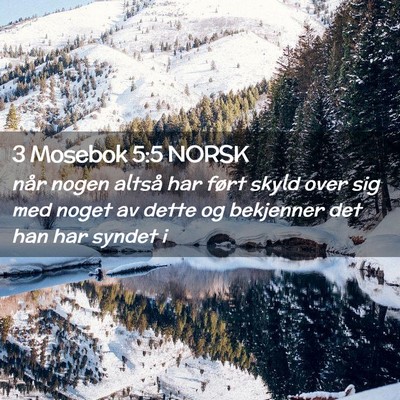 Picture 02 - 3 Mosebok 5:5 NORSK - når nogen altså har ført skyld over sig med - Bible Verse Picture