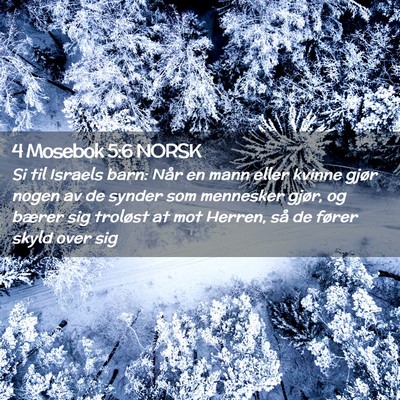 Picture 02 - 4 Mosebok 5:6 NORSK - Si til Israels barn: Når en mann eller kvinne - Bible Verse Picture