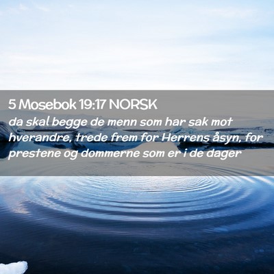 Picture 02 - 5 Mosebok 19:17 NORSK - da skal begge de menn som har sak mot hverandre, - Bible Verse Picture