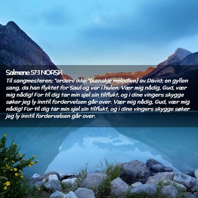 Picture 02 - Salmene 57:1 NORSK - Til sangmesteren; 