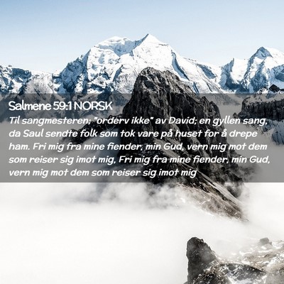Picture 02 - Salmene 59:1 NORSK - Til sangmesteren; 