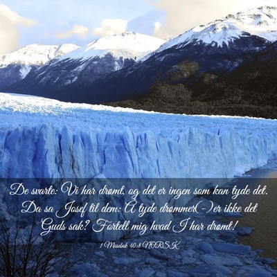 Picture 03 - 1 Mosebok 40:8 NORSK - De svarte: Vi har drømt, og det er ingen som kan - Bible Verse Picture