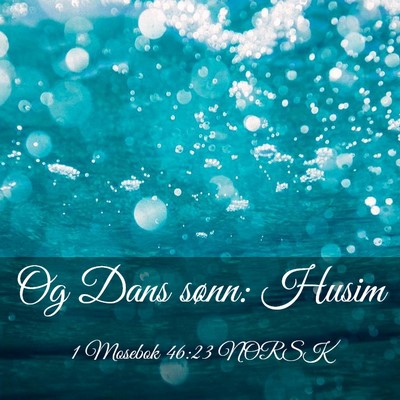 Picture 03 - 1 Mosebok 46:23 NORSK - Og Dans sønn: - Bible Verse Picture