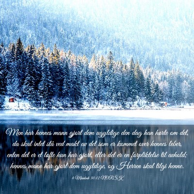Picture 03 - 4 Mosebok 30:12 NORSK - Men har hennes mann gjort dem ugyldige den dag - Bible Verse Picture