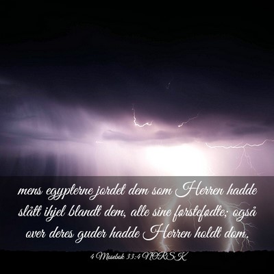 Picture 03 - 4 Mosebok 33:4 NORSK - mens egypterne jordet dem som Herren hadde slått - Bible Verse Picture