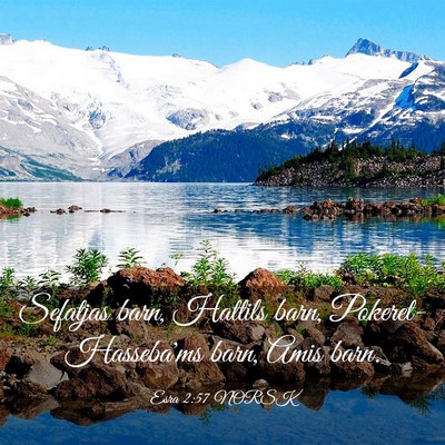 Picture 03 - Esra 2:57 NORSK - Sefatjas barn, Hattils barn, Pokeret-Hasseba'ms - Bible Verse Picture