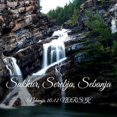 Picture 03 - Nehemja 10:12 NORSK - Sakkur, Serebja, - Bible Verse Picture