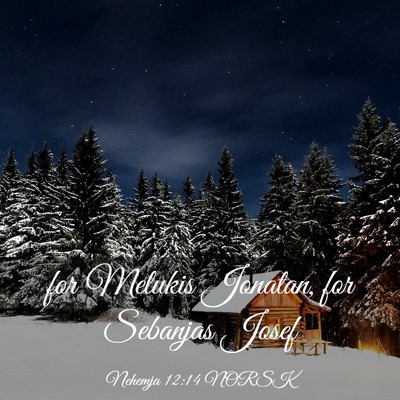 Picture 03 - Nehemja 12:14 NORSK - for Melukis Jonatan, for Sebanjas - Bible Verse Picture