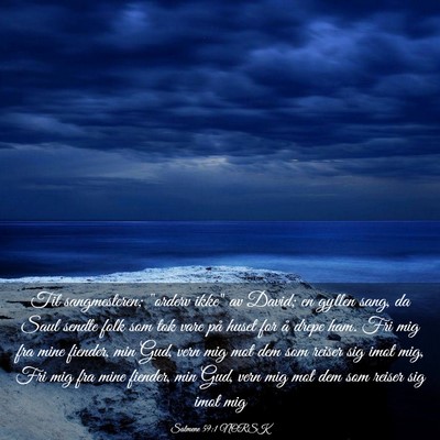 Picture 03 - Salmene 59:1 NORSK - Til sangmesteren; 