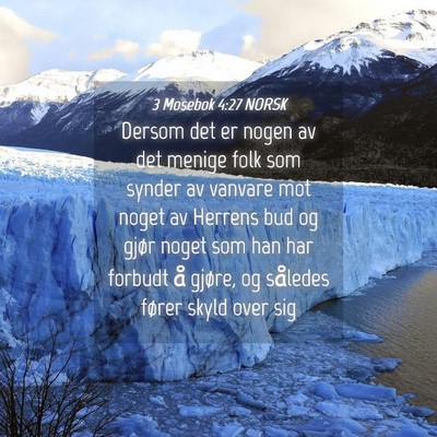 Picture 04 - 3 Mosebok 4:27 NORSK - Dersom det er nogen av det menige folk som synder - Bible Verse Picture