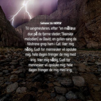 Picture 04 - Salmene 56:1 NORSK - Til sangmesteren; efter 