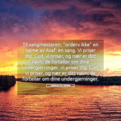 Picture 05 - Salmene 75:1 NORSK - Til sangmesteren; 