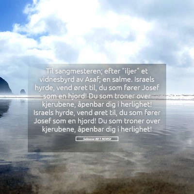 Picture 05 - Salmene 80:1 NORSK - Til sangmesteren; efter 