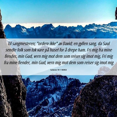 Picture 06 - Salmene 59:1 NORSK - Til sangmesteren; 