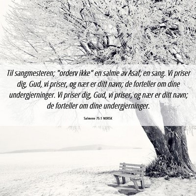 Picture 06 - Salmene 75:1 NORSK - Til sangmesteren; 