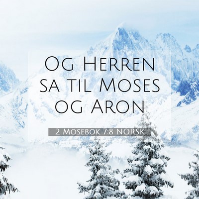 Picture 07 - 2 Mosebok 7:8 NORSK - Og Herren sa til Moses og - Bible Verse Picture