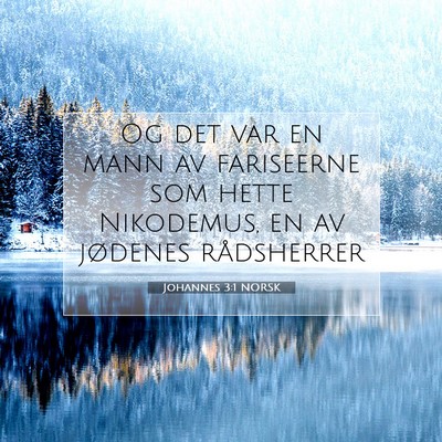 Picture 07 - Johannes 3:1 NORSK - Og det var en mann av fariseerne som hette - Bible Verse Picture