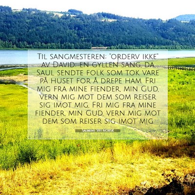 Picture 07 - Salmene 59:1 NORSK - Til sangmesteren; 