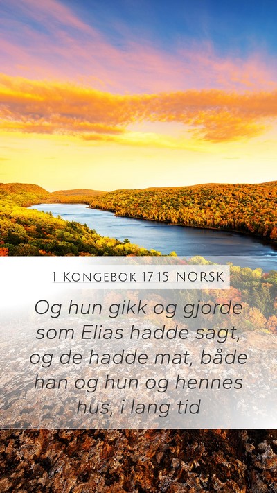 1 Kongebok 17:15 NORSK Bible Verse Image