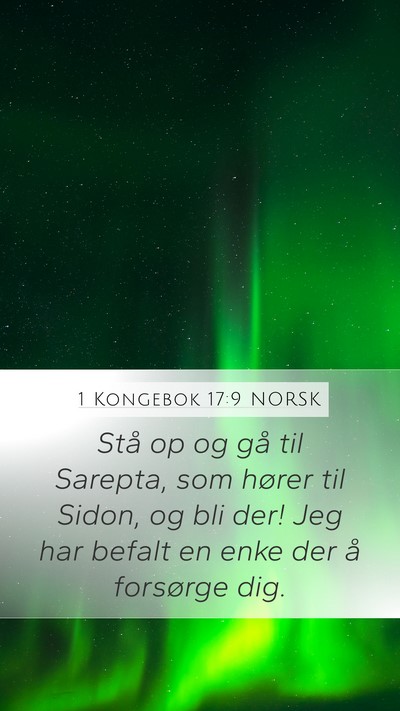 1 Kongebok 17:9 NORSK Bible Verse Image