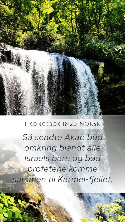 1 Kongebok 18:20 NORSK Bible Verse Image